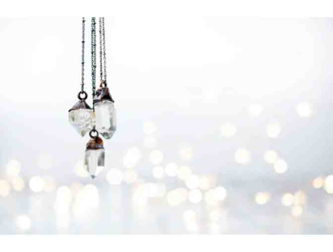 Handcrafted 24' Quartz Necklace