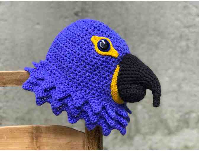 Hand-Crafted Hyacinth Macaw Hat!