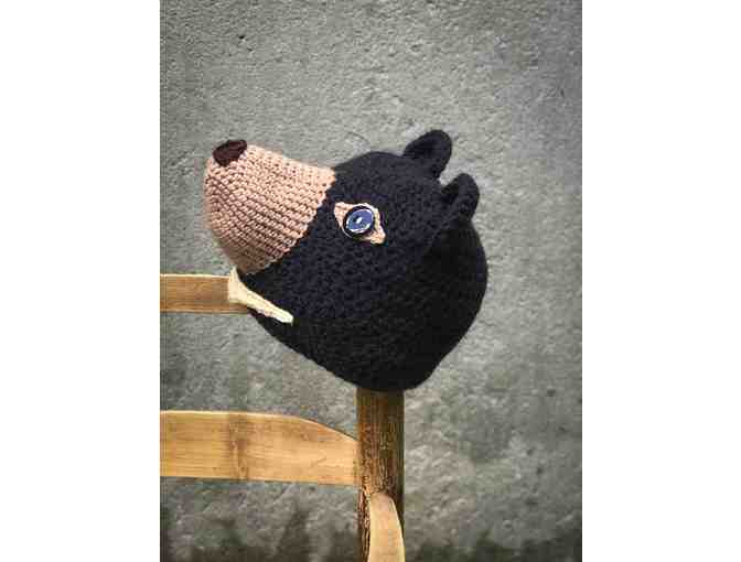 Hand-Crafted Moon Bear Hat!