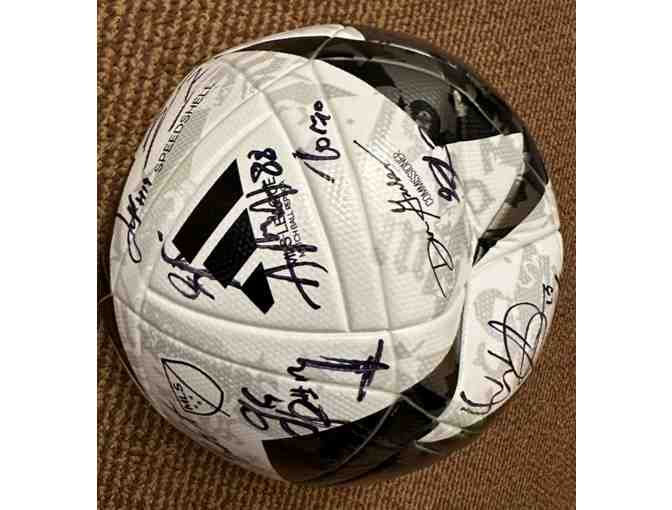 Autographed New England Revolution Soccer Ball