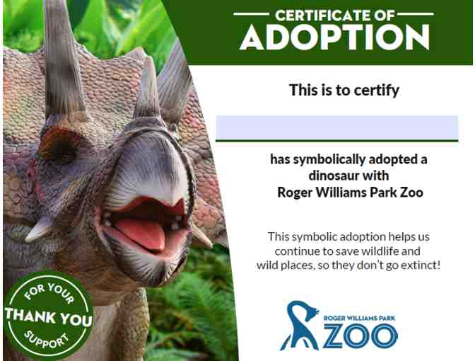 Adopt a Dino!