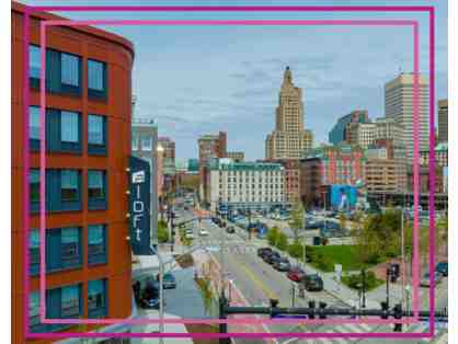 An Overnight Stay at the Aloft Providence Downtown Hotel with dinner at Blu Violet