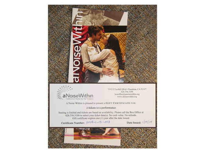 A Noise Within Theater (2 tickets)