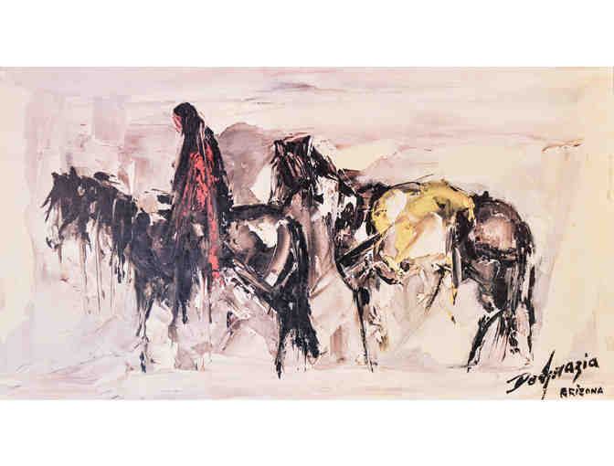 Ettore 'Ted' DeGrazia prints: 'Alone' and 'Lost Apache'