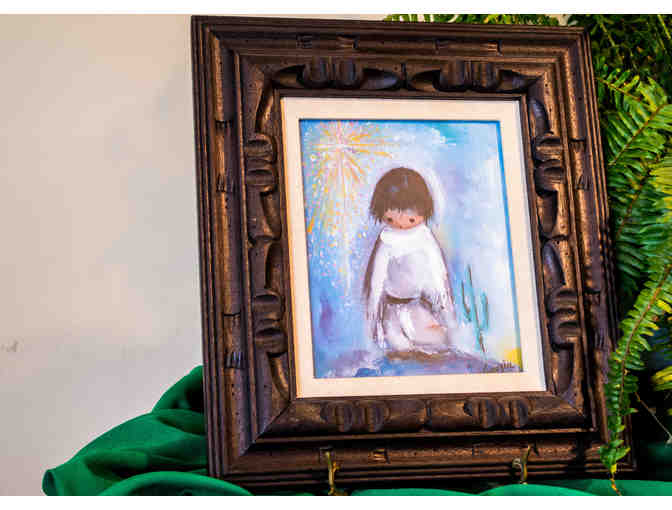 Ettore 'Ted' DeGrazia prints: 'Everybody's Little Boy Blue' & 'Rainbow of Flowers'