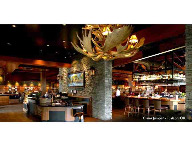 Claim Jumper - $70 gift certificate- (can include their delicious Motherlode Cake!)