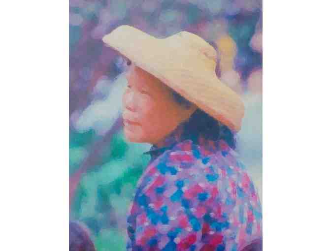 Framed Portrait of a Woman by local artist Warner LeMenager