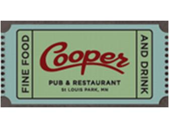 $25 Cooper Irish Pub gift card