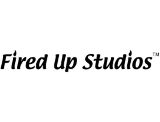 $25 gift certificate to Fired Up Studios & A handmade tea set for 2