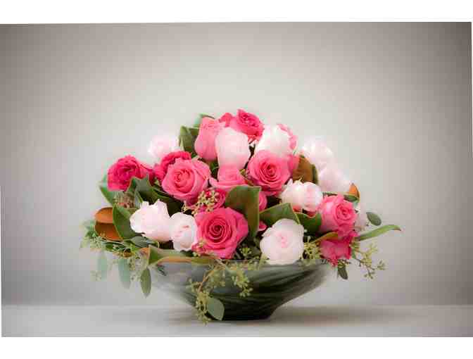 Custom floral arrangement by award winning floral designer Mickey O'Kane