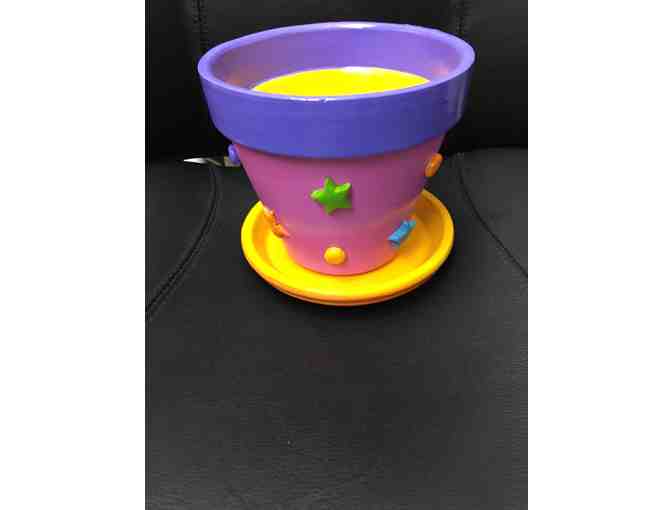 Beautiful hand-painted decorative pots