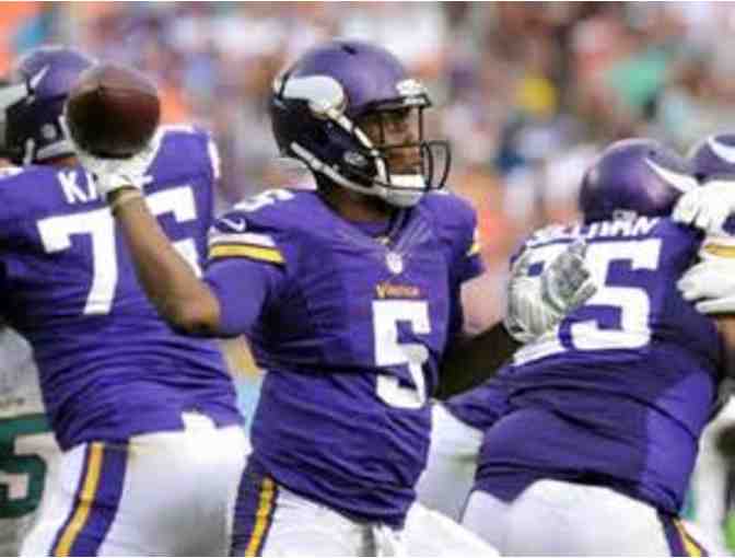 Vikings Tickets on October 18 with VIP Pre-Game Sideline Field Passes