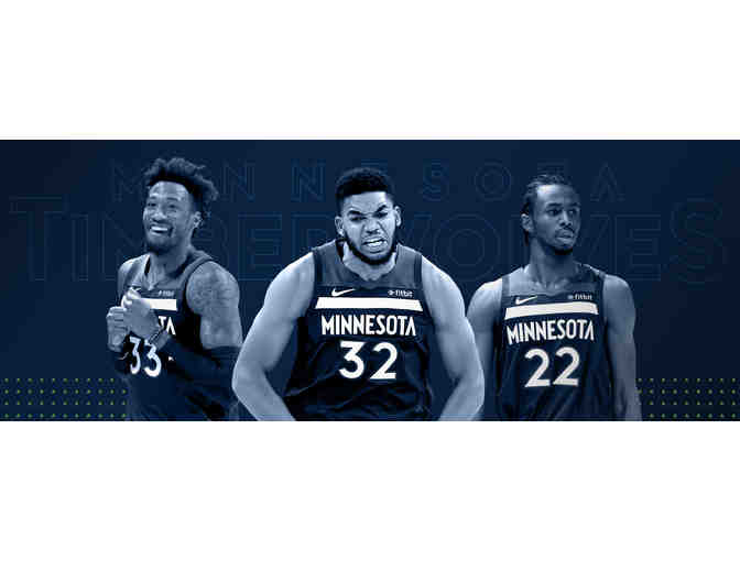 Two Courtside Seats for Minnesota Timberwolves on January 15 at 7:00 PM