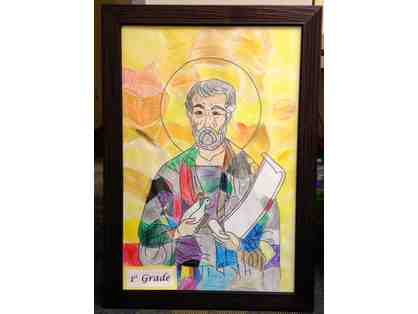 1st Grade St. Joseph Mosaic Artwork