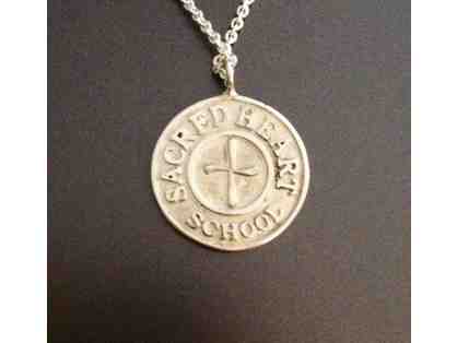 Sterling Silver SHS Charm with 16" Necklace