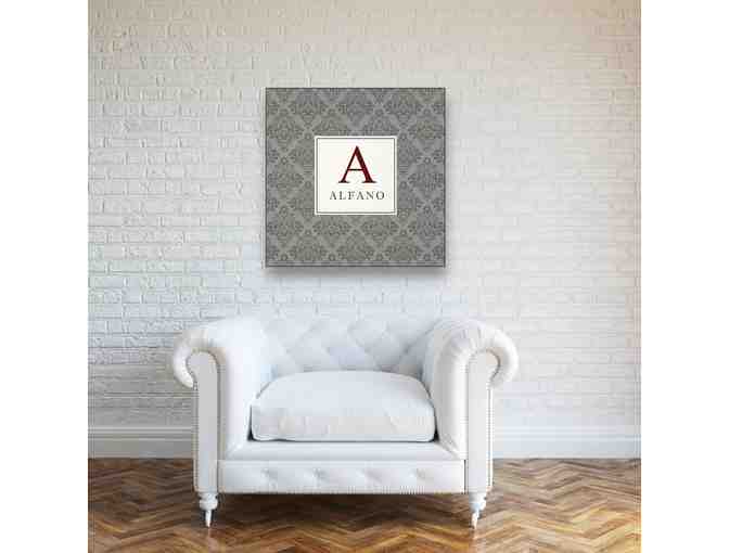 12' x 12' Personalized FAMILY NAME Canvas Print