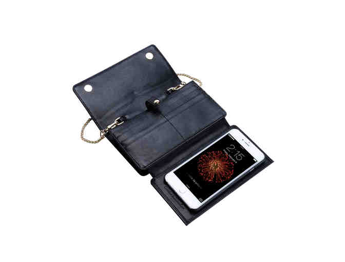 Womens Crossbody Handbag/Wallet/iPhone 6 Plus case Black