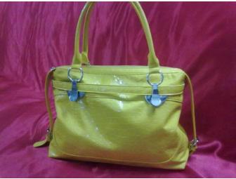 Designer Handbag - Yellow/Mustard Color - Brand New- Designed for Saint Clare School Only
