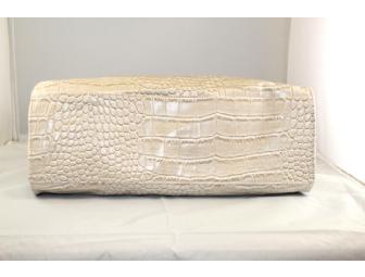 Handbag by FLAMENCO - BARCELONA HEART - WHITE- New - Designed for Saint Clare School Only