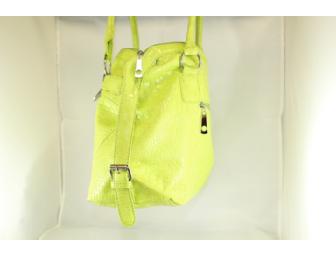 Handbag by FLAMENCO - Green/PistachColor - Brand New- Designed for Saint Clare School Only