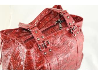 Handbag by FLAMENCO - RIOJA RED WINE  - New - Designed for Saint Clare School Only