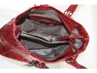 Handbag by FLAMENCO - RIOJA RED WINE  - New - Designed for Saint Clare School Only