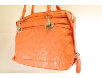 Handbag by FLAMENCO - Salmon Color - Brand New- Designed for Saint Clare School Only