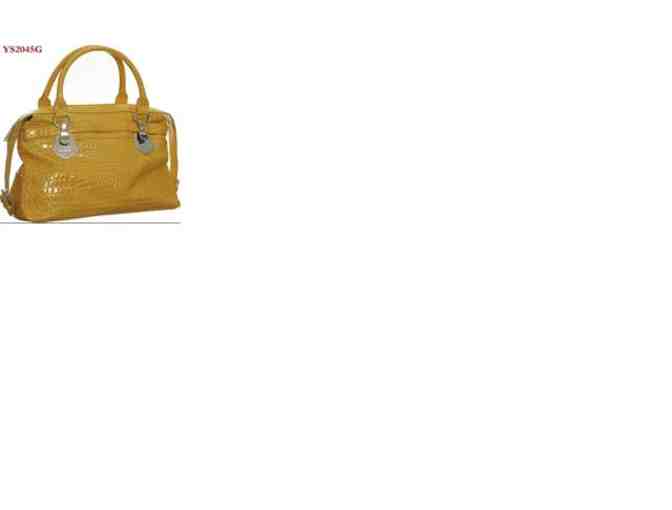 $2 RAFFLE TIX:Handbag by FLAMENCO - Dark Yellow -New- *Designed for Saint Clare*