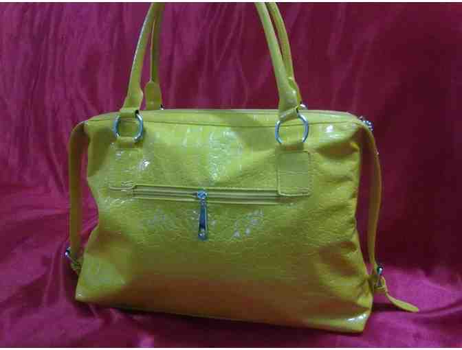 Designer Handbag - Yellow/Mustard Color - Brand New- Designed for Saint Clare School Only