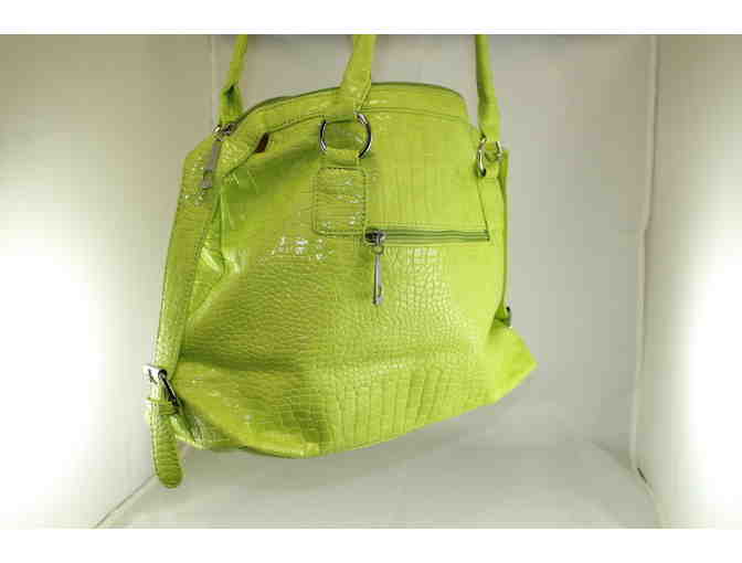 TEN (10)Handbags by FLAMENCO - Green/Lime Color - Brand New- Designed for Saint Clare Only