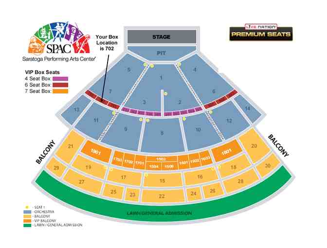 Rascal Flatts w/ Sheryl Crow & Gloriana VIP Concert Experience for Six at SPAC