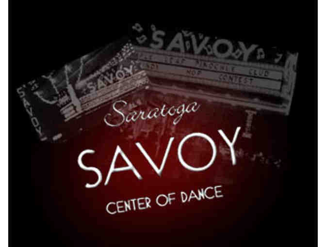 Group dance lessons (for one month) for a couple with Saratoga Savoy