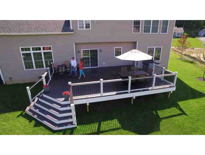A beautiful new deck from Curtis Lumber & Homes by Malta Dev Co. & party w/ Hattie's! - Photo 5