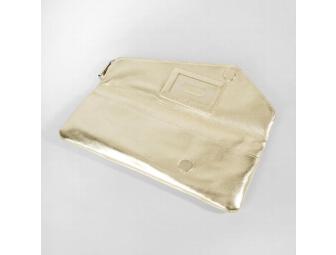 Hobo International Asymmetrical Envelope Clutch, SILVER