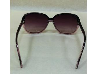 ABS by Allen Schwartz Purple Fashion Sunglasses
