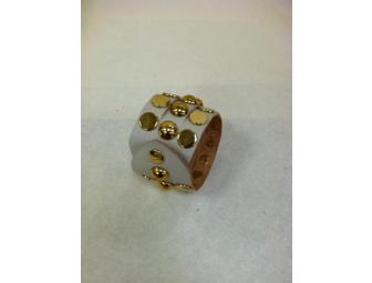 Studded Cuff by Linea Pelle