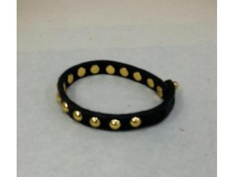 4 Studded Leather Linea Pelle Cuffs