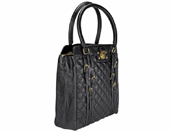 Marc Jacobs Maiden Soft Black Quilted Leather Tote