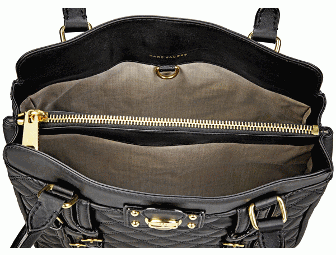 Marc Jacobs Maiden Soft Black Quilted Leather Tote