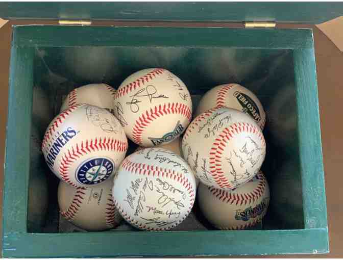 Mariners Box with Baseballs