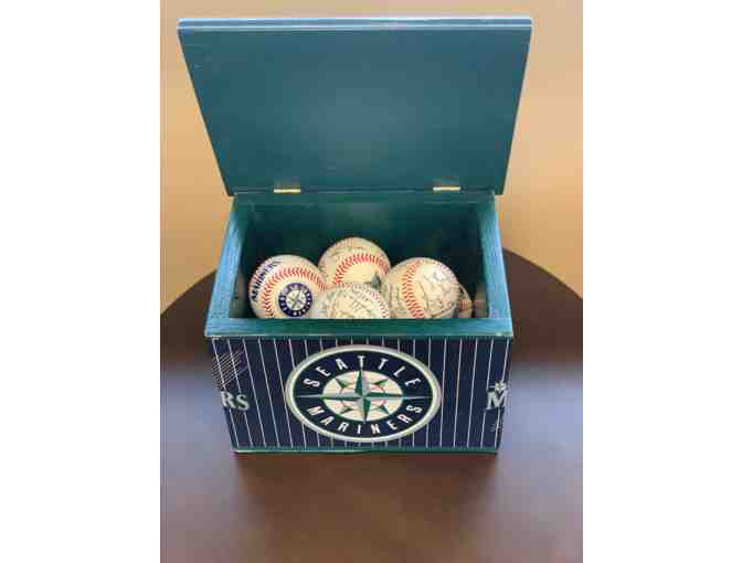 Mariners Box with Baseballs
