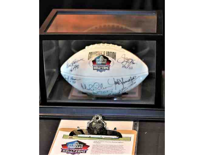 Hall of Fame Players Autographed Football