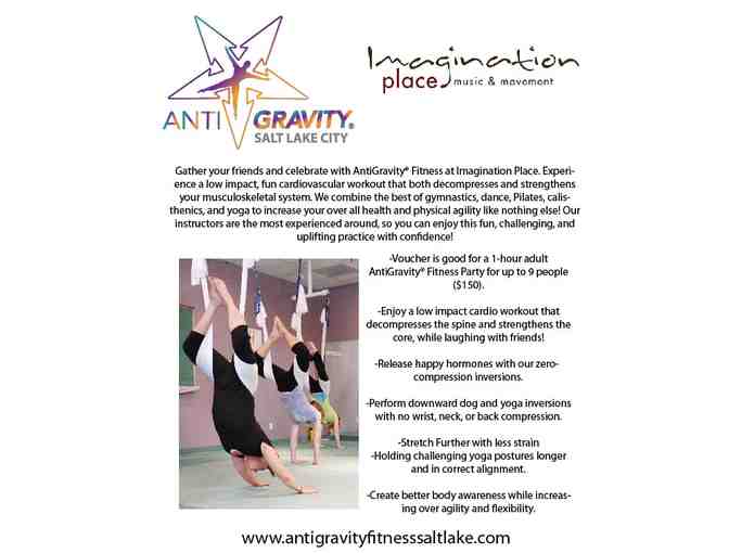 Antigravity Fitness Party for 9 Adults