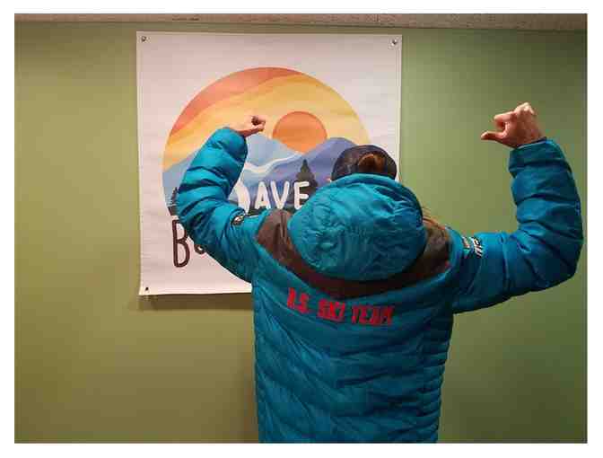 US SKI TEAM MEN'S GEARED HOODY SYNTHETIC DOWN JACKET