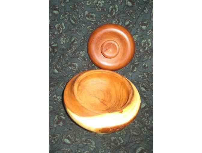 Bowl: Turned Wood with Lid
