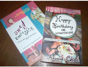 autographed Annie Choi books (2)