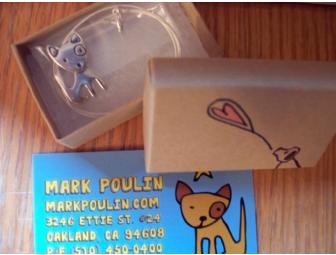 'Spot' sterling silver necklace