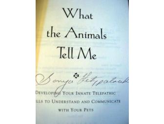 autographed 'Pet Psychic' books (2)