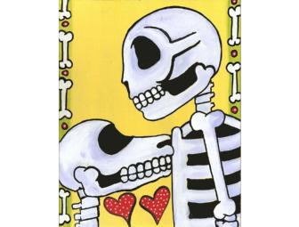 Set of 6 Dia de los Muertos Mini Prints by Natasha Blue