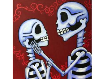 Set of 6 Dia de los Muertos Mini Prints by Natasha Blue